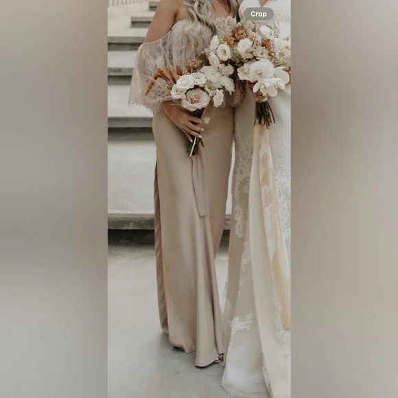 Grace Loves Lace Belle Sandstone Bridesmaid Set XS/S - Picture 3 of 7